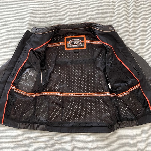 Leather Motorcycle Jacket - Custom Bilt - Picture 4 of 4